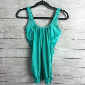Lululemon Teal Built In Cinch Hem Tank